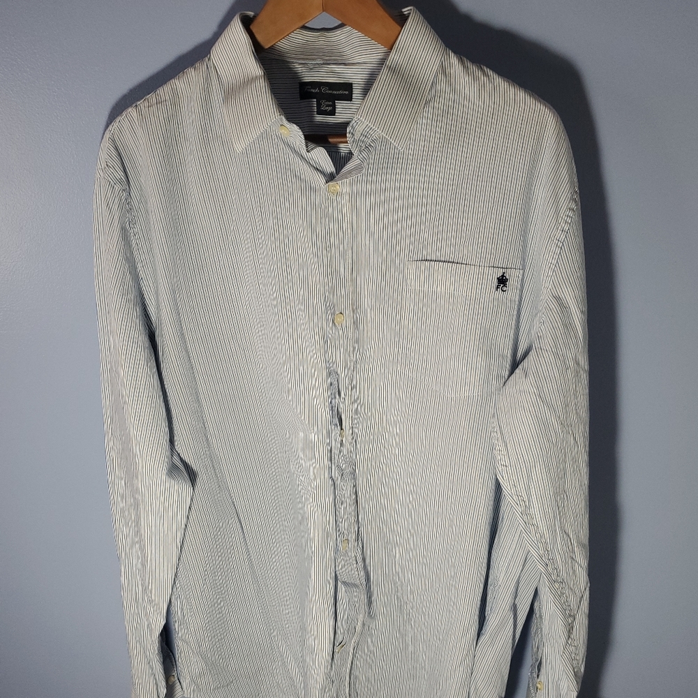 French Connection Button Shirt Men Size XL